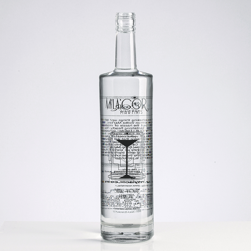 750 ml Glass Liquor Bottle