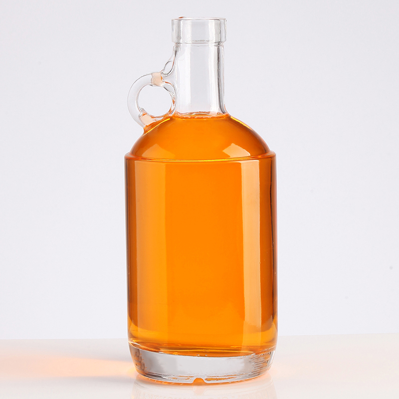 750ml Liquor Glass Bottle With Handle 